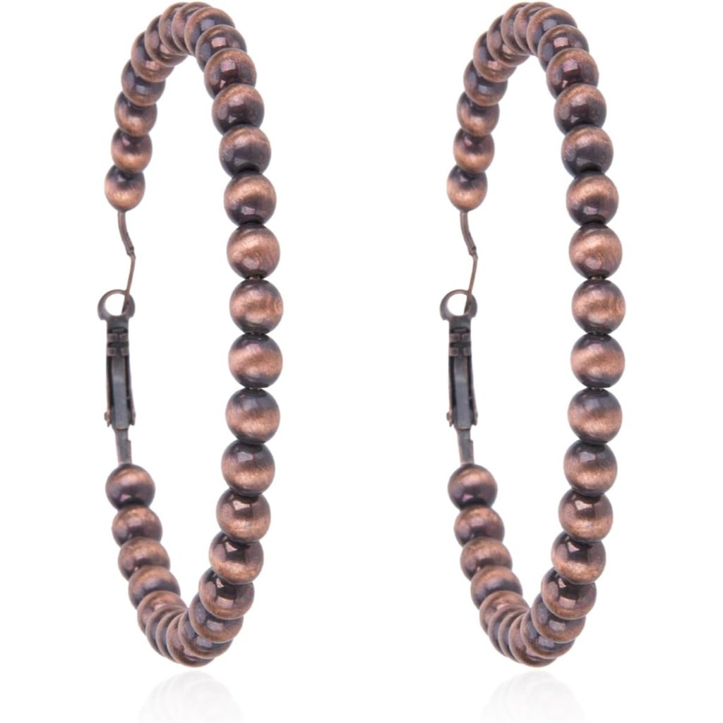 Rustic Couture's Western Hoop Earrings For Women Cowgirl Country Concho Western